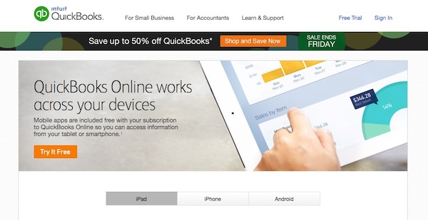 Intuit Quickbooks Mobile Apps Solution for Online Retailers