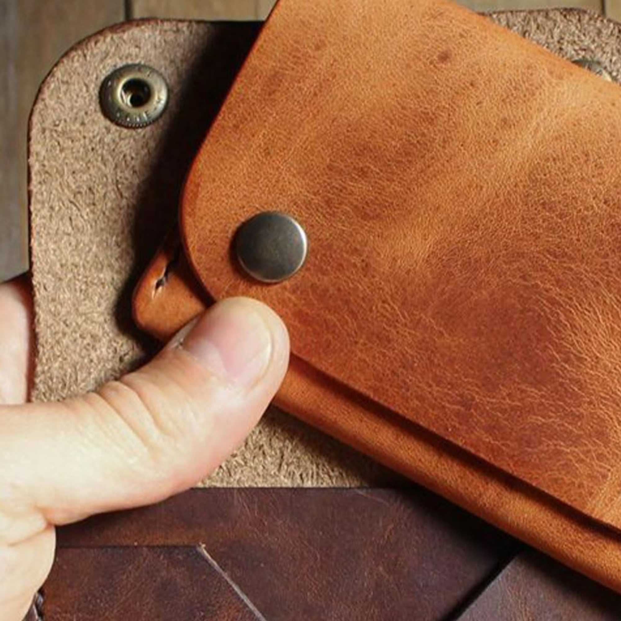 Handcrafted leather goods from Devon