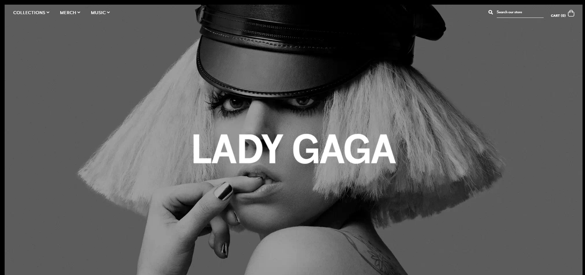 Lady Gaga Homepage