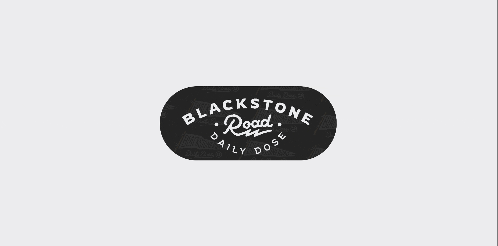 A GIF that begins with the Blackstone Road logo and then scrolls down the brand's Shopify store homepage.